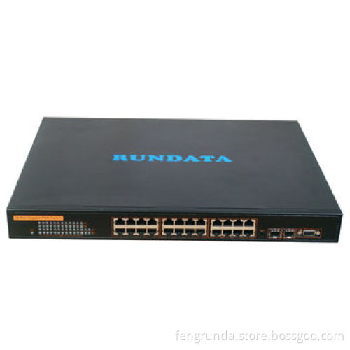 24-channel PoE Switch with 2 Gigabit SFP Ports